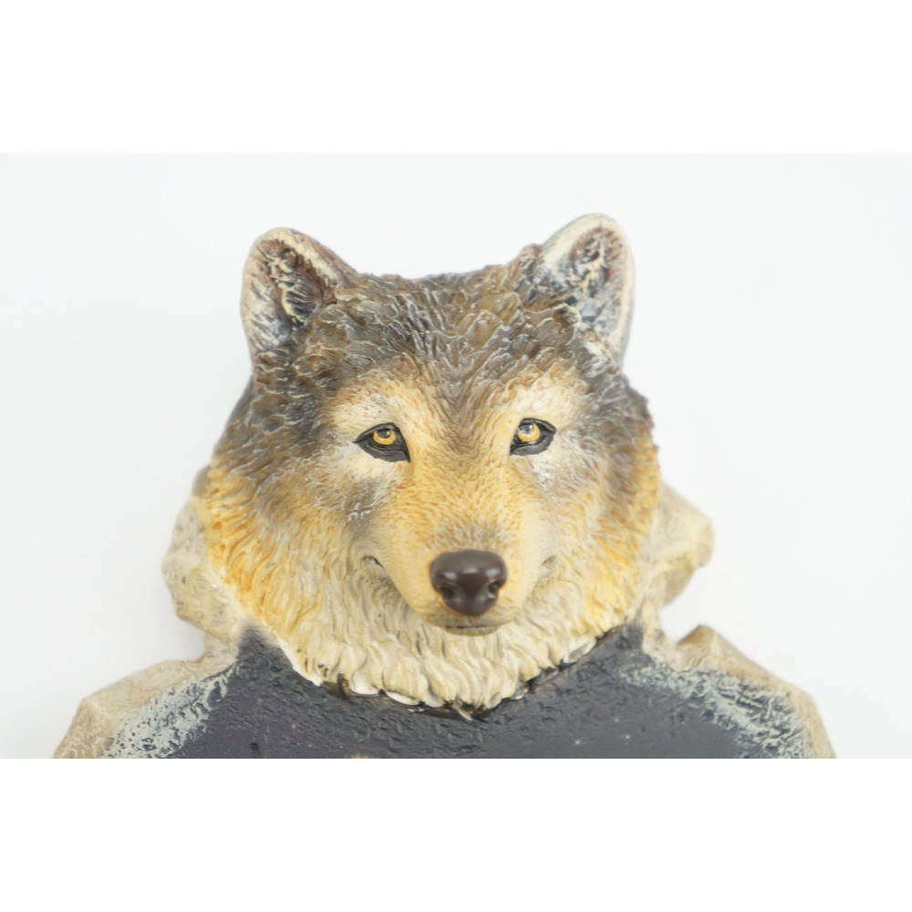 Bradford Exchange Mystic Guardian Wolf‎ Arrowhead Wall Plaque Vivi Crandall EUC - Picture 2 of 5